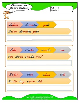 d sesi Grubu Çalışma Sayfaları